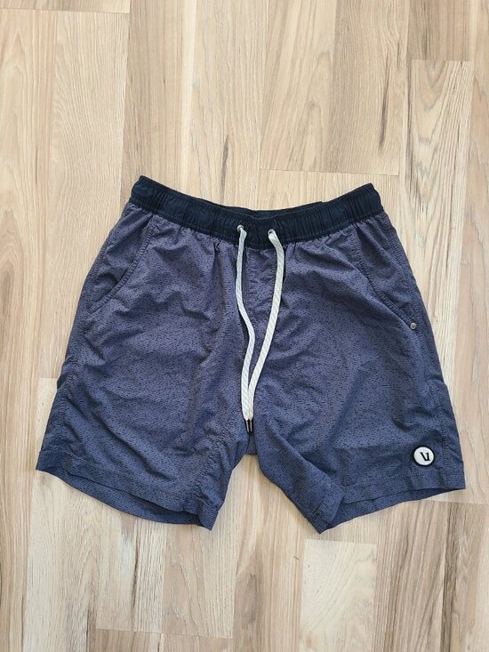 Vuori Other - Vuori Core Blue Lined Patterned Drawstring Men's Short Size M